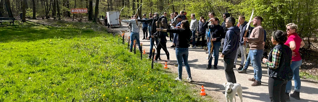 Bogenschießen als Teambuilding in Frankfurt, Mainz & Wiesbaden